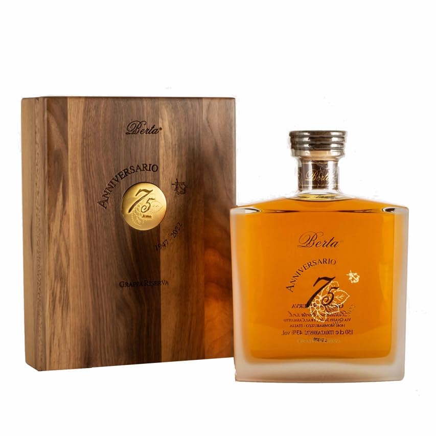 GRAPPA Stravecchia 75° Anniversario Berta Magnum 150 cl